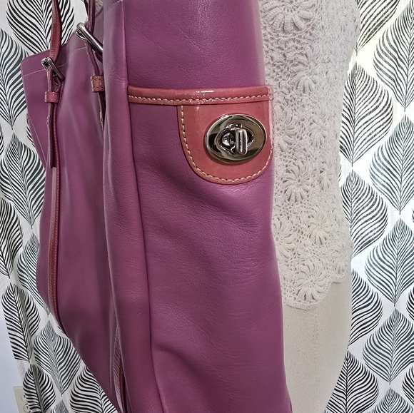 COACH pink bag tote J04Q 5787 - Picture 4 of 11